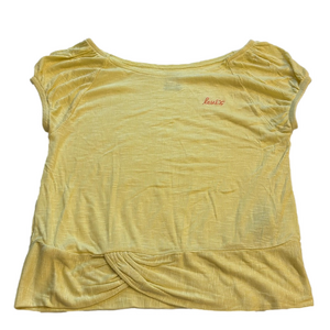 Levi’s Short Sleeve Shirt Yellow Girl Size XL